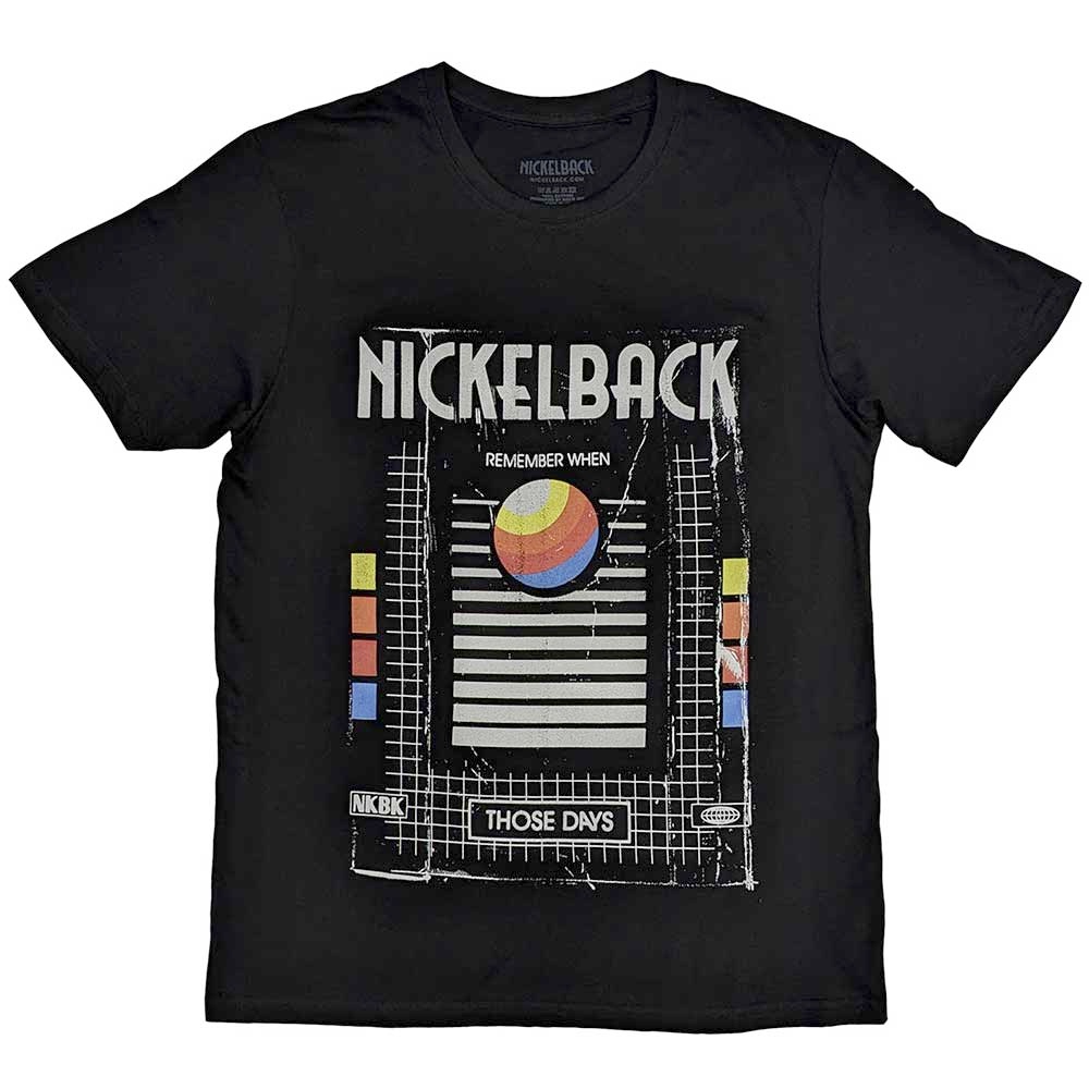 Nickelback - Those Days VHS Heren Tshirt - Zwart
